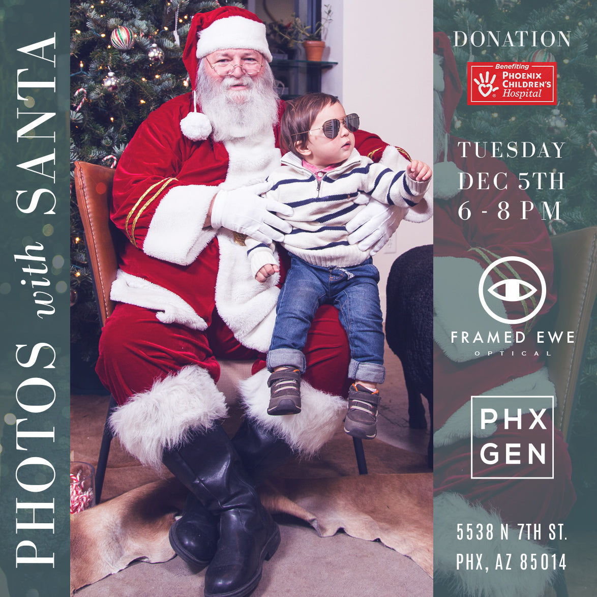 HO HO HO! Photos with Santa at Framed Ewe and Phoenix General