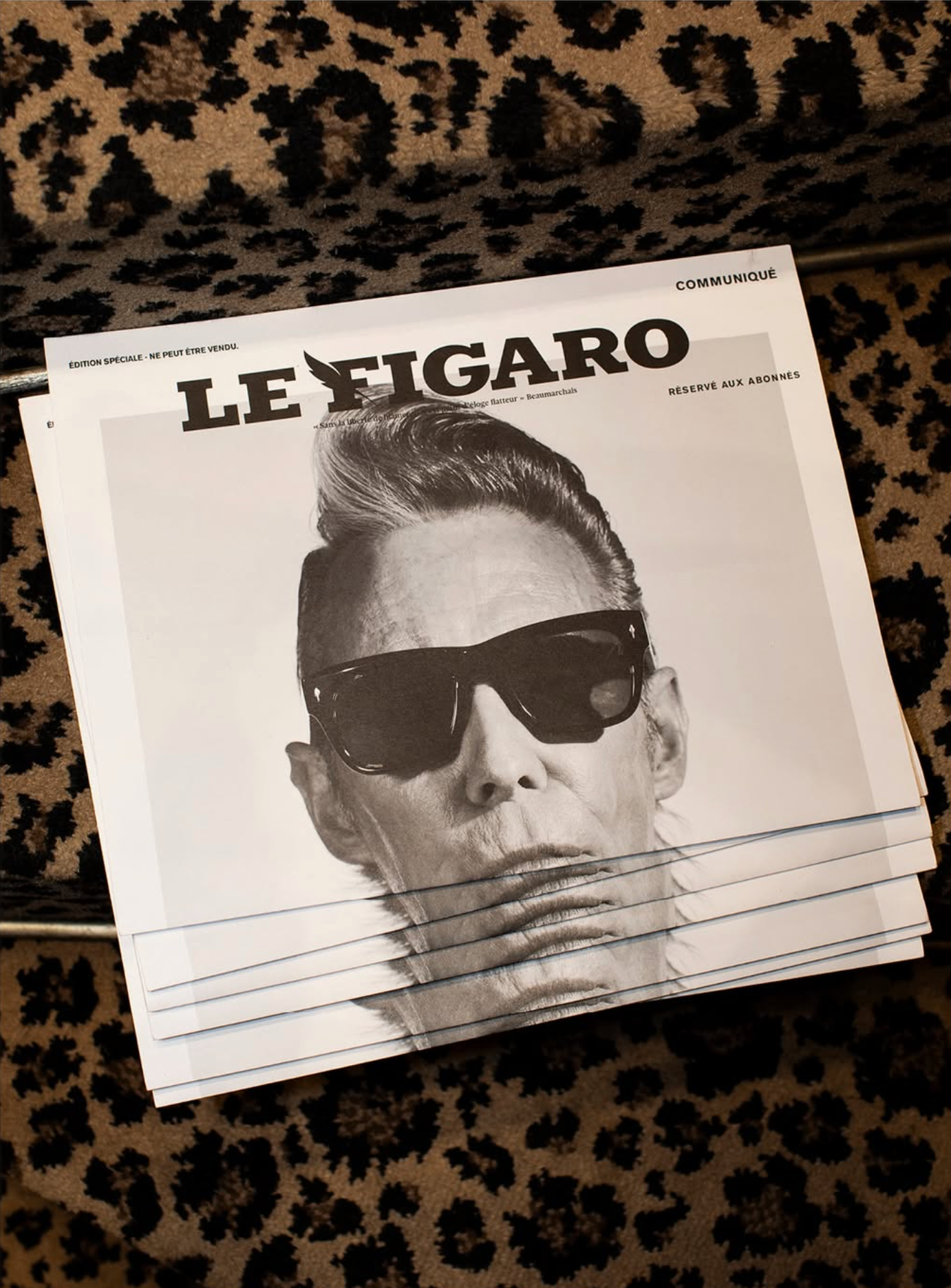 Jmm Johnny Cash Newspaper le figaro