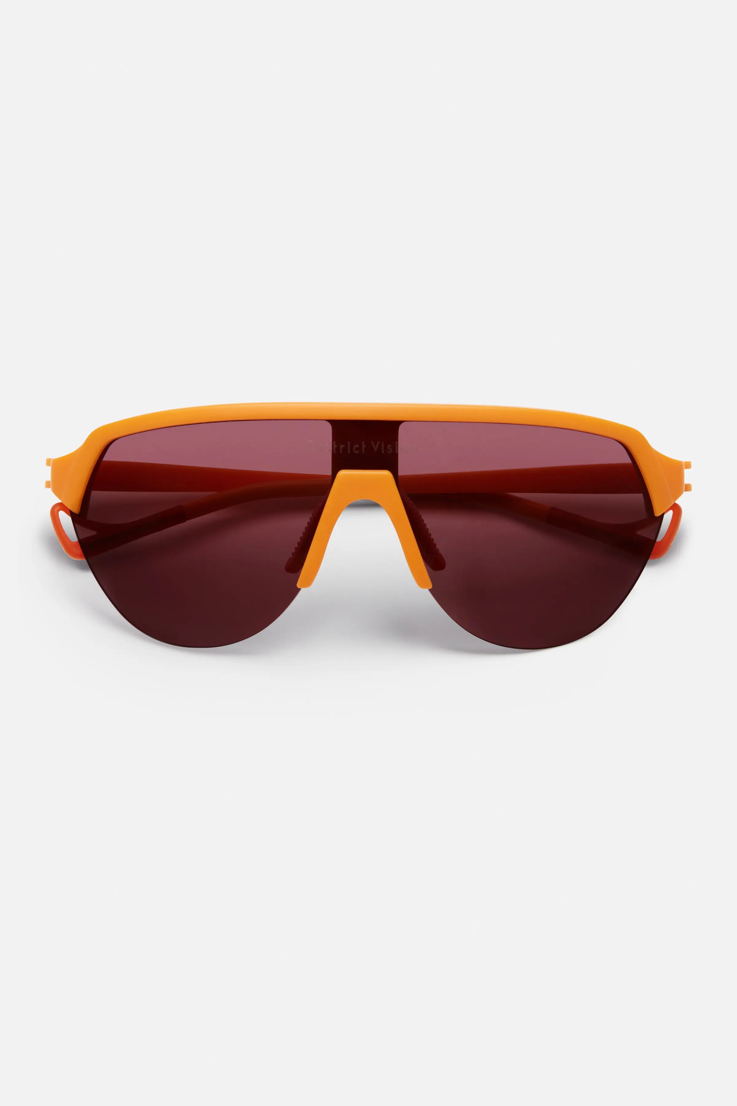 Unisex District Vision Keiichi Standard Sunglasses - Black